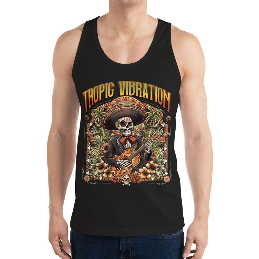 Mens Tank Top JM -Black